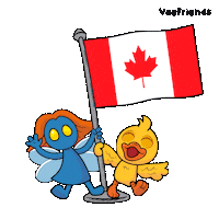 Canadian World Sticker by VeeFriends