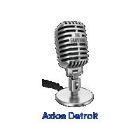 Microphone Detroit Sticker by Axios