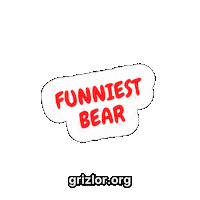 Bear Humor Sticker by grizlor