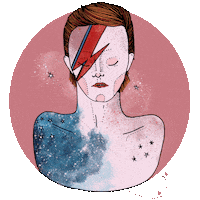 David Bowie Sticker
