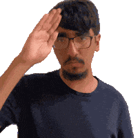 Saluting Aye Aye Sticker