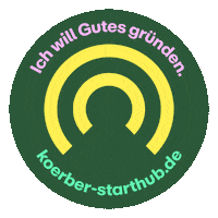 koerberstarthub bubble startup hamburg sprechblase Sticker