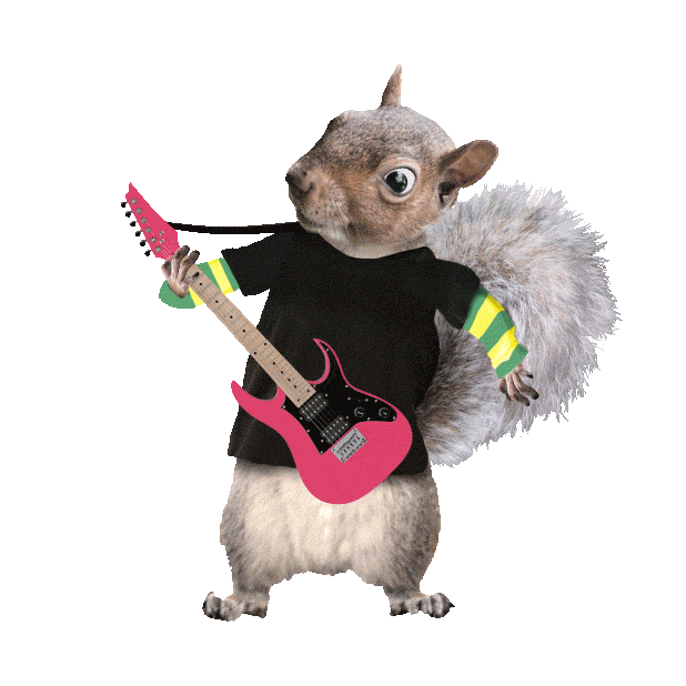 Rock Out Party Animals Sticker by chris timmons