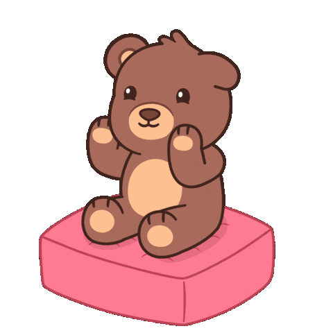 Teddy Bear Good Job Sticker by BEARISH