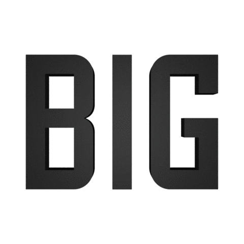 bigcommunications big big communications big logo Sticker