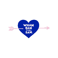 WHAMBAMTHANKYOUSAM villain studio wham bam wham bam thank you sam Sticker