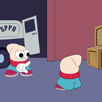 Globkins confused funny gif caught copycat GIF