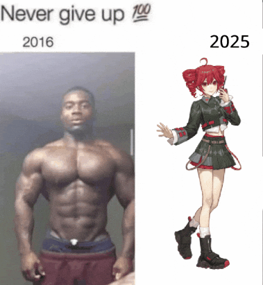 Never Give Up Kasane Teto GIF