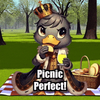 Summer Picnic GIF by sirduckbeth
