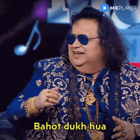 Sad Bappi Lahiri GIF by MX Player