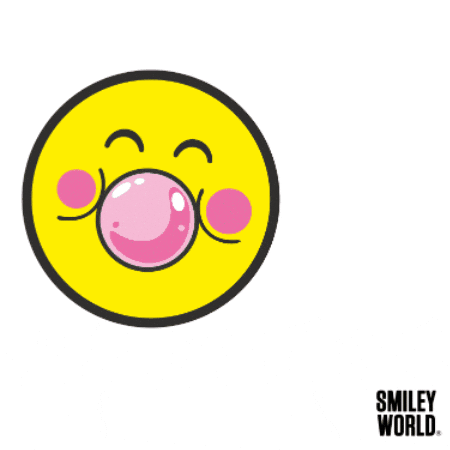 Bubble Gum GIF by Smiley