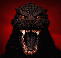 Angry Godzilla GIF