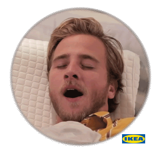 Tired Sleep Sticker by IKEA USA