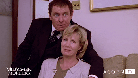 midsomer murders detectives GIF by Acorn TV
