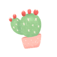 Pot Cactus Sticker
