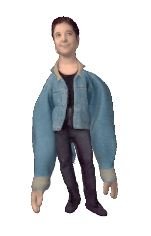 3D Portrait Sticker by Originals