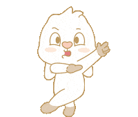 Bunny Sticker by EVANS艾特兔