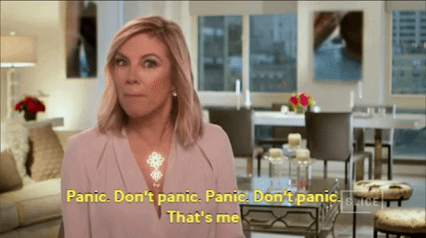Real Housewives Panic GIF by Slice