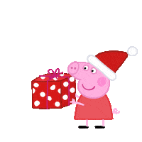 Christmas Santa Sticker by Peppa Pig