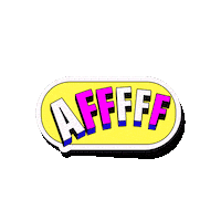 Bored Aff Sticker by Mundo Gloob
