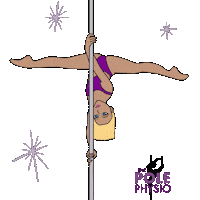 Polefitness Polestrong Sticker by The Pole Physio