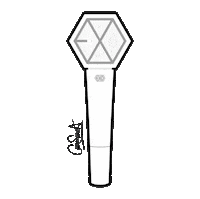 Exo Lightstick Sticker