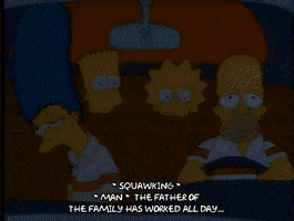 Season 1 Simpson Home Tv In Living Room GIF by The Simpsons