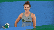 Track And Field Tulane GIF by GreenWave