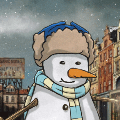 WaitroseAndPartners happy heart christmas snow GIF