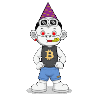 Bitcoin Party Sticker by Zhot