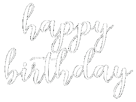 Happy Birthday Sticker
