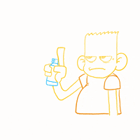 art bart simpson tag graffiti bart GIF