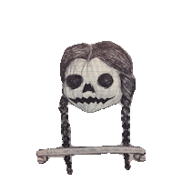 halloween skull STICKER by imoji
