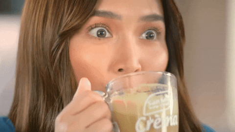 Kathryn Bernardo Drinking GIF by San Mig Coffee