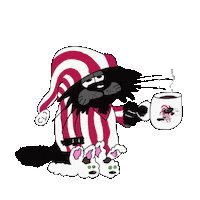 Tired But First Coffee Sticker