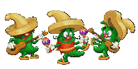 barriobars barrio bars fiesta pickles tequila fun sombrero pickles Sticker