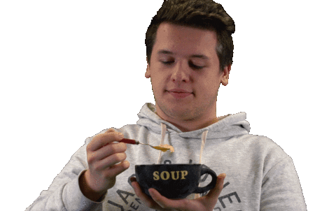 Soup Sticker by KAJ