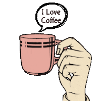 Hot Coffee Sticker by buddhabeanscoffee