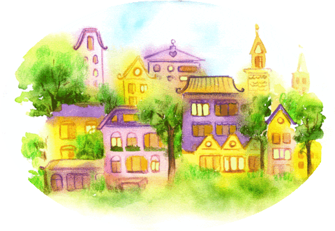 City Window Sticker