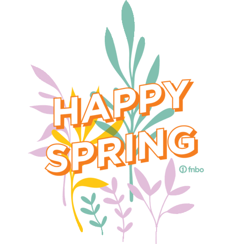 Flowers Spring Sticker by FNBO