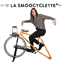 Smoothie Hello Sticker by La Smoocyclette