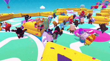 FallGuysGame gaming fail fall xbox GIF