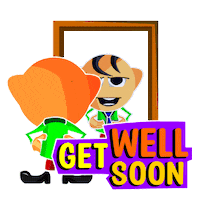 Happy Get Well Soon Sticker
