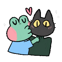Love You Kiss Sticker