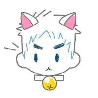 cat neko Sticker by Stickerbaby