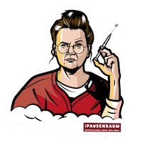 Pausenraum Sticker by DRACO