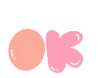 Pink Ok Sticker by Demic