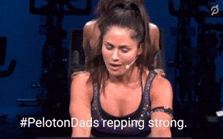 Peloton Dads repping strong