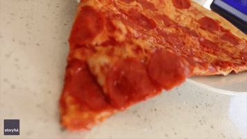 Pizza Cake: Competitive Eater Nela Finishes Giant Slice in Under Two Minutes