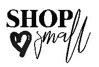ShopBoem heart small business ootd shop small Sticker